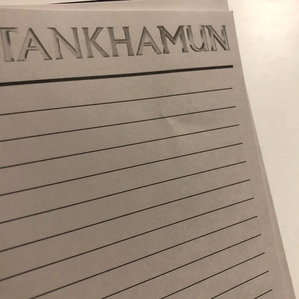 TUTANKHAMUN Journal Notebook (Hardcover)